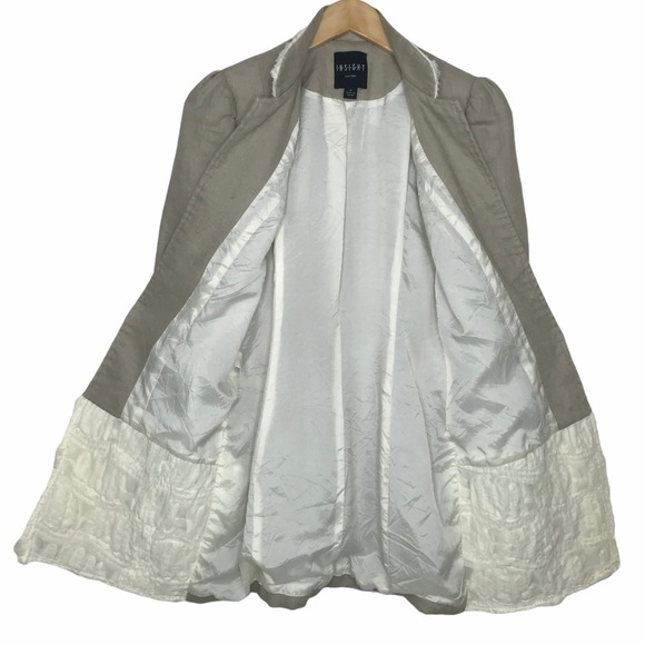 Insight Linen Open Jacket (2) - Picture 4 of 16